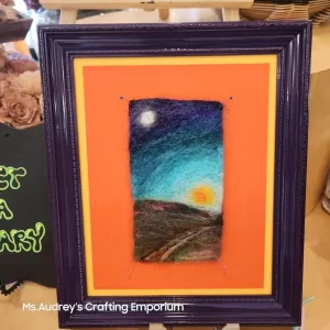 Felted Art Canvas