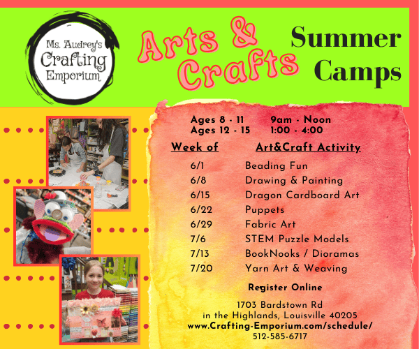 Arts & Crafts Camps for Teens and Tweens
