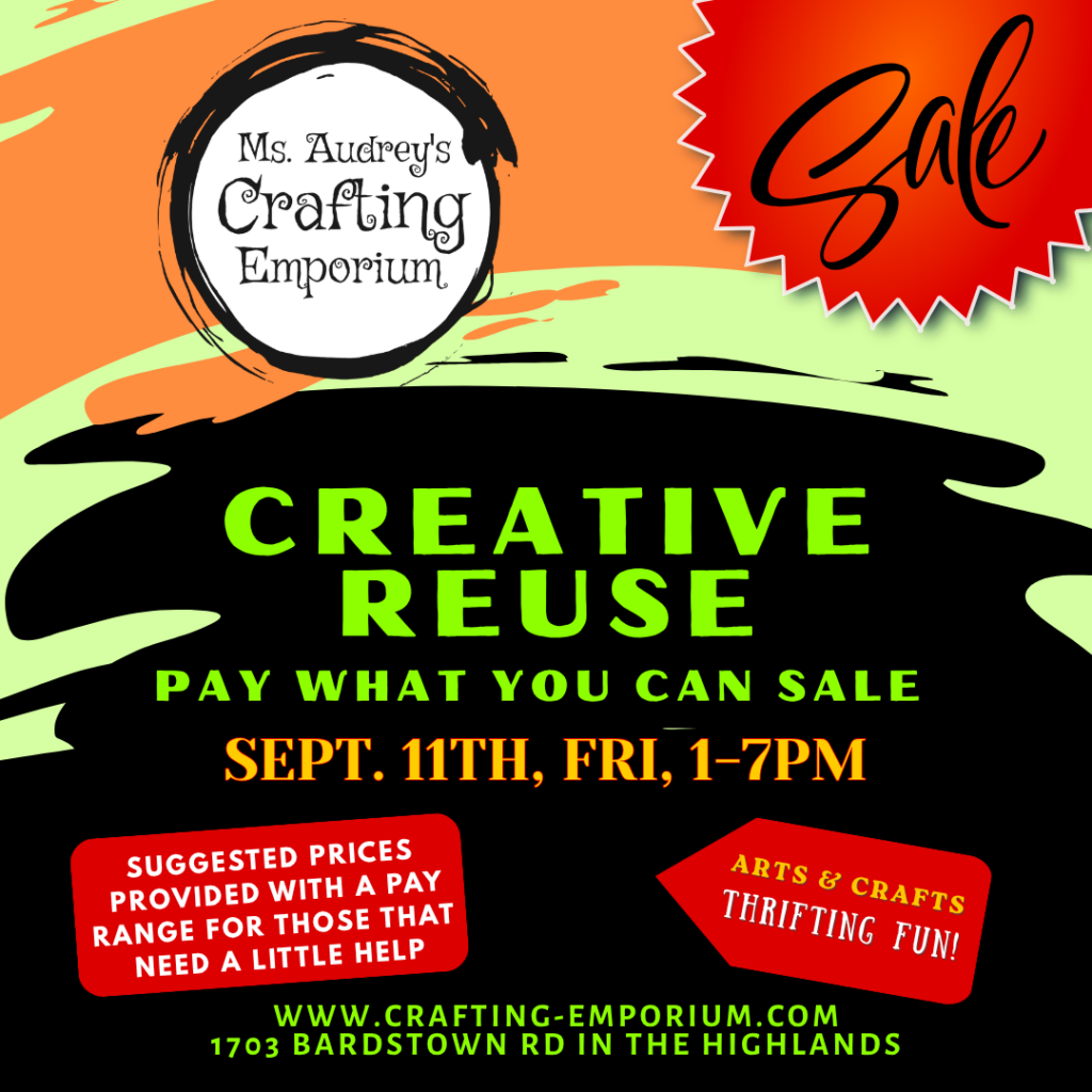 Sept 11th, Pay What You Can Sale